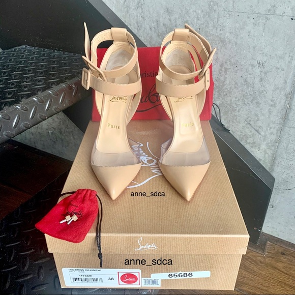 NWB Multimiss PVC Leather Buckle Strap Heels - Picture 6 of 16